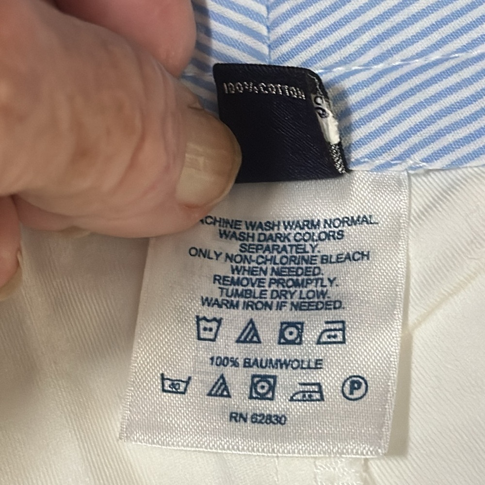 EUC Lands End White skort. Size 16 - Picture 4 of 6